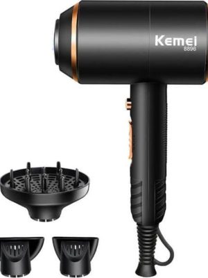 Kemei Ionic Επαγγελματικό Πιστολάκι Μαλλιών με Φυσούνα 4000W KM-8896
