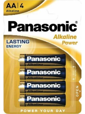Batteries Panasonic alkaline AA