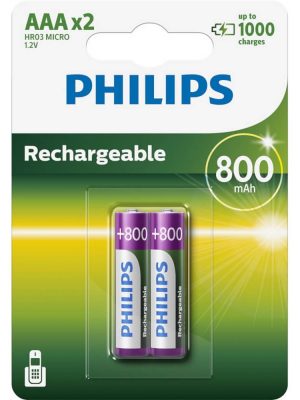 Μπαταρίες Philips AAA 800mAh Rechargeable